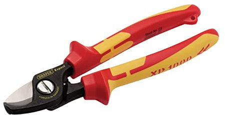 Draper 99060 XP1000 VDE Cable Shears, 170mm, Tethered, Red and Yellow, One Size