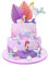 mizikuu 23 Stück Meerjungfrau Tortendeko, Kuchen Deko Glitzer Meerjungfrau Cake Topper Ocean Theme Topper Kuchendekoration Tortenaufleger für Mädchen Geburtstagsparty, Meerjungfrau Party