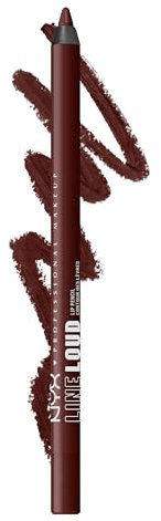 NYX Professional Makeup Lipliner, Mattes Finish, Kuss- und farbecht sowie wischfest, Langanhaltend, Line Loud, 2 Make A Statement
