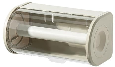 Soporte para pañuelos, soporte de papel de cocina, caja de pañuelos con tapa, dispensador de pañuelos montado en la pared, elegante soporte para rollo de toallas de papel con tapa para cocina y baño,