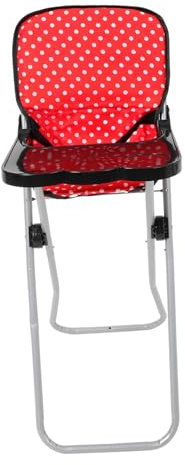 WEKAMOS Puppenhochstuhl Für Babypuppe Puppenstuhl Für Rollenspiele Aus Sicheren Materialien Kompakt Robust Und Stabil Für Stundenlangen Spielspaß