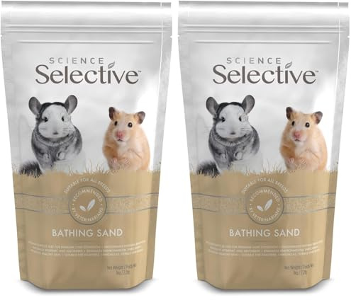 Supreme Petfoods Science Selective Bathing Sand Yellow (Pack of 2)