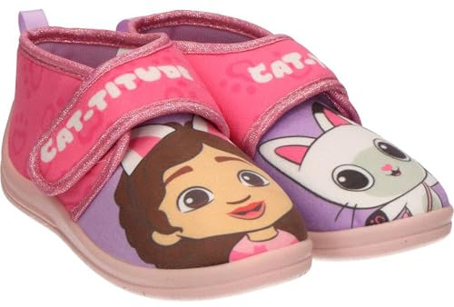 Zapatillas de Casa Media Bota Gabby´S Dollhouse licencia oficial | Pantuflas cómodas, suaves y antideslizantes