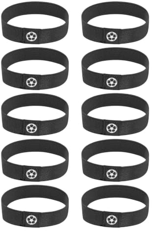 Bandes de crampons de football en dentelle | Manchon élastique de protection | 10 bandes de crampons de football pour adultes | pour femmes, hommes, enfants, jeunes, garçons, filles, entraînement en