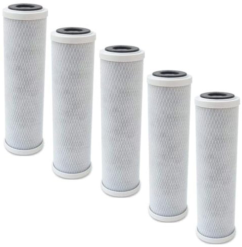 5 x PCB CTO 10 SX 10 mcr - Aktivkohleblock Carbon Block Aktivkohle Wasserfilter Kalk Osmose