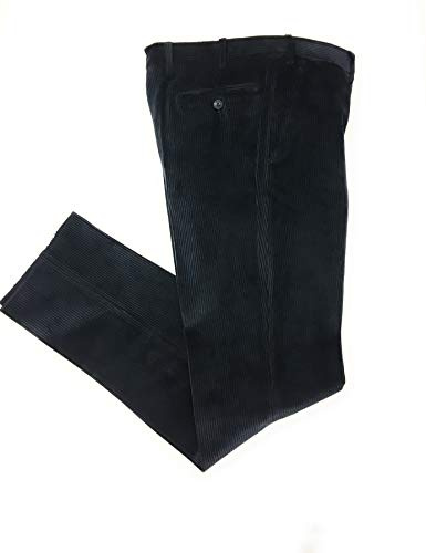 Pantalone Velluto, Duca Visconti di Modrone Elasticizzato (Blu, 52)