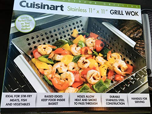Cuisinart Stainless 11 x 11 Grill Wok -