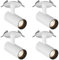 TPMAFF LED-Einbaustrahler, 12 W COB-Deckeneinbau-Downlight, CRI90+ Verstellbarer Winkel, Deckenbeleuchtung für Wohnzimmer, Schlafzimmer, Geschäft, Ausstellungsraum (4er-Pack)