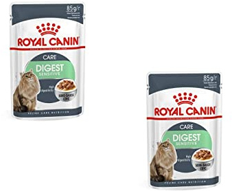 Royal Canin Digest Sensitive våtfoder | dubbelpack | 2 x 12 x 85 g | komplett mat för vuxna katter | Kan bidra till att minska avföringslukten