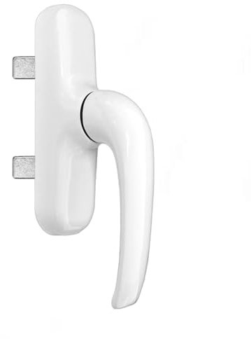 Sivenci - Manilla Practicable | Cremona serie europea | Manilla apertura interior 2 palas | Color blanco | 175 x 34 x 65 | Derecha