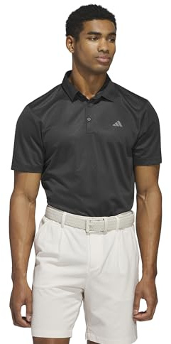 adidas Men's Allover Print Polo Shirt with All-Over Print (Pack of 1), Carbon S18/Black, M