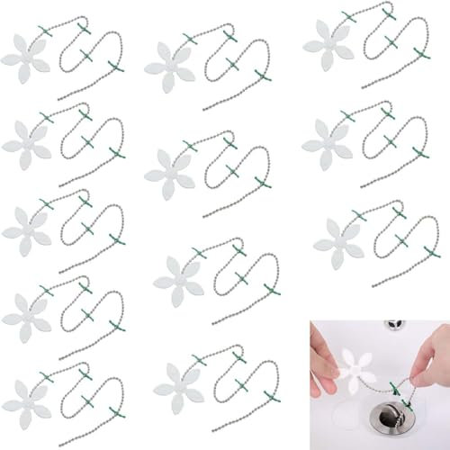 MUYAPAY 12 Pièces Attrape Cheveux Douche, Filtre Cheveux Douche, Filtre Evier, Filtre Douche Cheveux, Filtre Cheveux Baignoire, Protection Contre Le Colmatage, pour Salle de Bains, Cuisine