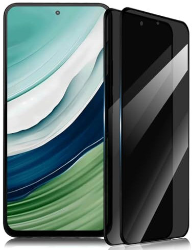 Gelaasso Protector de Pantalla para Honor 90 Smart 5G, Cristal Vidrio Templado Antiespia 2 Piezas, 9H Dureza Vidrio Glass Protector para Honor 90 Smart 5G