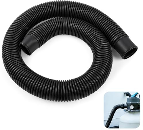 Tuyau Piscine 38mm 1m, Tuyau de Rechange pour Piscine, Tuyau pour Piscine, Tuyaux de Rechange pour Piscines Hors Sol, Tuyau Pompe Piscine, pour Pompe de Filtre