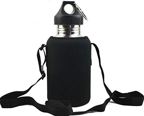 MoonyLI - Funda térmica para botella (2000 ml), color negro