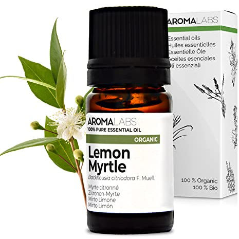 Mirto Limón BIO (Backhousia citriodora) - 5 mL - Aceite Esencial Quimiotipado y Certificado AB/Cosmos - Aroma Labs