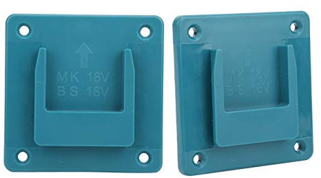 Fixation de Cintre Perceuse Électrique 18V, Accessoire Outils Électriques, Support Porte-Outil pour Perceuse 3.7 x 3.7 x 0.7in (Bleu)