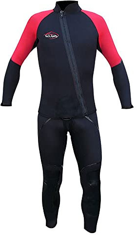 SELAND Herren Amboto Rot Neopren-Jacke, Black (schwarz), 5XL