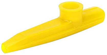 Shanrya Kazoo Instrument Portable Pas Facile à endommager, Sûr, Longue Durée de vie, Bonne Qualité, Plastique Kazoo, Pour les amateurs d'Instruments, les débutants (Jaune)