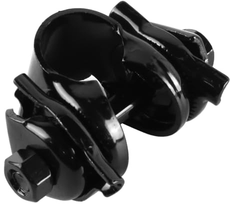 Laroal Bicycle Seat Clamp Bicycle Seat Adapter For Standard Rail Saddles Universal Saddle Clamp Black