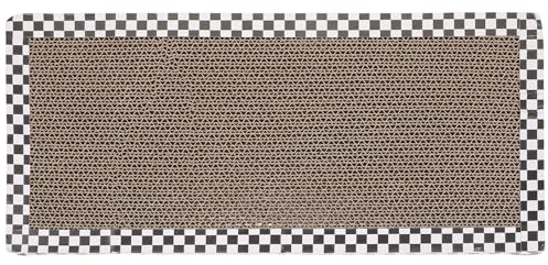 DIKACA Tablero Rascador para Gatos de Cartón Resistente Juguete Interior para Gatos Alfombra Rascadora Duradera y Divertida para Gatitos