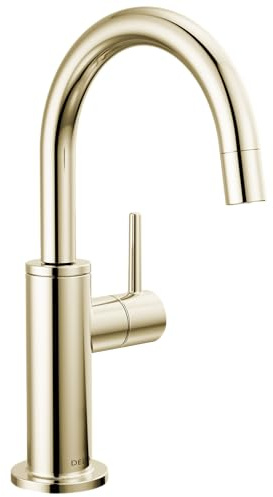 Delta Contemporary Beverage Dispenser Faucet, Polished Nickel Drinking Water Kitchen Sink Faucet, Polished Nickel 1930-PN-DST