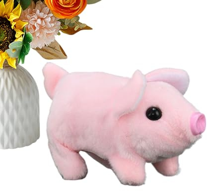 Robot Animals Pets - Cute Walking Plush, Realistic Robotic Companion, Soft Cuddly Friend, Motion Sensor Interaction, Performance Toy, Stem Learning Gadget for Children, Boys, Girls, Playroom