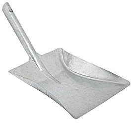 Apex Chapado en Zinc recogedor, de Metal, Plata, 30 x 30 x 30 cm