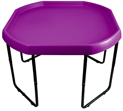 simpa Children's Large 100cm Plastic Sand & Water Pit Toys Mixing Play Tray PURPLE with Height Adjustable Stand.