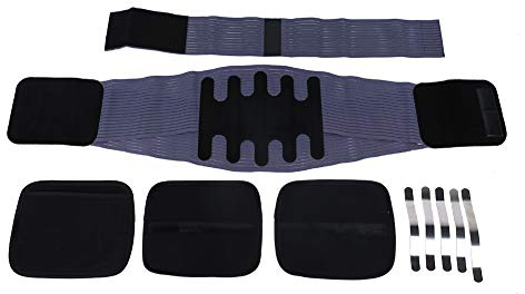 Soporte De Espalda Para Hombres Y Mujeres, Soporte De Espalda, Soporte De Espalda Para Dolor De Espalda, Protector De Cinturón De Soporte De Columna Lumbar, Cinturón De Soporte De Cintura (M-grey)