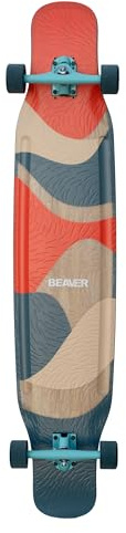 Beaver 48″ Dancing Longboard Robuste, Impermeable Freestyle Deck para ciclistas versátiles