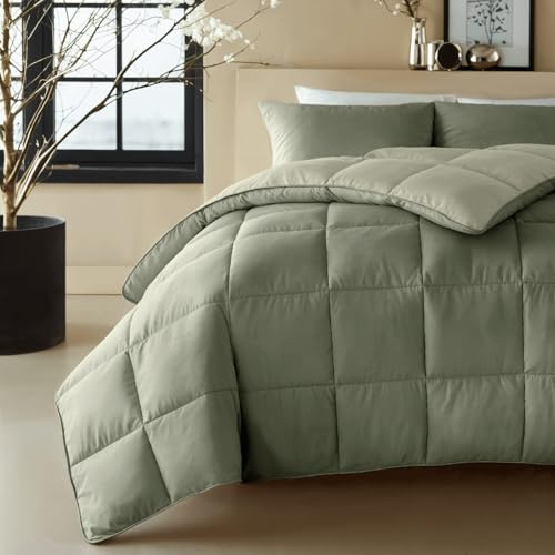 Zelesta Premiumbett Bettdecke 240x200 cm – 4 Jahreszeiten Daunendecke – Winterdecke und Sommerdecke – Waschbare Bettdecke ohne Bezug – Allergikergeeignete Steppdecke – Warmes Duvet für Schlafzimmer