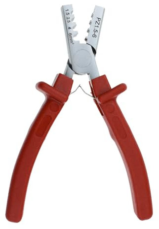 Afeld Elektro Crimpadora para férulas de cable de 1,5 a 6 mm², alicates para terminales, alicates de prensado, crimping, crimping pliers, crimping tool