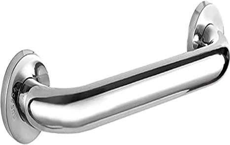 Baño para Agarraderas Pasamanos de baño de acero inoxidable 304 for bañera, soporte de ducha recto, con tornillos de montaje, agarre antideslizante for inodoro