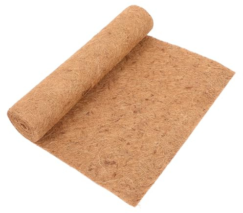 BESPORTBLE Estera Natural de Fibra de para Reptiles Sustrato Transpirable y Duradero para Tortugas Alfombra para Terrarios y Protección de Plantas