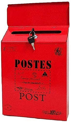 Buzón con Cerradura, jaulas, buzón de Correo, Caja Postales Retro Americano Antiguo