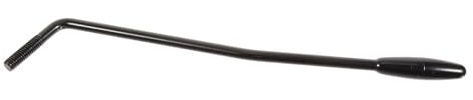 GARVALON Brazo de Trémolo Simple para Guitarra Eléctrica Rosca de 6 MM Barra de Metálica Negra Accesorio para Sistema de Trémolo Compatible Puentes de Guitarra Adecuado para Efectos