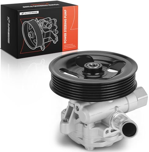 A-Premium Power Steering Pump, with Pulley, Compatible with Jeep Wrangler 2012-2017, Wrangler JK 2018, 3.6L Gas, Replace # 5154400AC