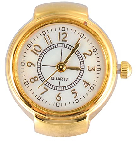 UKCOCO Orologio Ad Anello Digitale Donna Con Numeri Grandi Mini Orologio Da Dito Al Quarzo Accessorio Moda Per Ragazze E Donne Regalo Pratico E Stile Unico