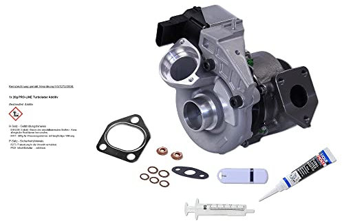 ATEC Germany 1x Turbolader, 1x 20g Turbolader Additiv, inkl. Montagesatz, Kompatibel mit BMW 1 (E87), 3 (E90), 3 Touring (E91)