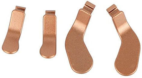 Lot de 4 Palettes de Manette en Acier Inoxydable, Verrous de Gâchette en Métal, Accessoires de Jeux Vidéo pour One Elite Series 2 Modèle 1797, Kit de Boutons D'accessoires