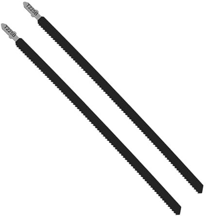 ECSiNG 2 Stück 250mm T225B Holz-Stichsägeblätter, Kompatibel mit Bosch, Kompatibel mit Metabo, Kompatibel mit Makita, Hartstahl