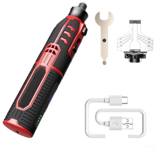 Affilacatena elettrico compatto che offre versatilità nelle attività di rettifica, lucidatura, taglio e foratura