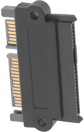 SHINEOFI Adattatore SAS a adattatore per disco rigido convertitore esterno di trasferimento lettore del disco rigido convertitore di guida AbS Nero