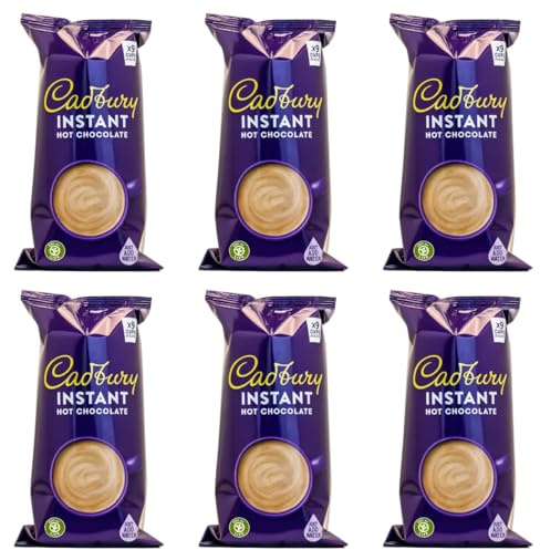 Cadbury Instant Hot Chocolate Cups - Add Water 9 Pack of Cups x 6 (Total 54 cups)