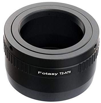 Fotasy T-Mount-Objektivadapter, T2 auf Sony E-Mount, Teleskop-Objektivadapter, kompatibel mit Sony a7, a7R, a7S II/III/IV, a9, a7C, Alpha 1, a6600, a6500, a6400, a6300, a6100, a6000, a5100, ZV-E10