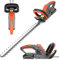 Terratek Cordless Hedge Trimmer 20V 1HR Fast Charge 51cm (510mm) Cutting Length, Hedge Trimmer Cordless Hedge Cutter with 1x Battery and Charger Included