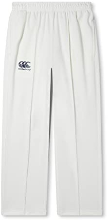 Canterbury Junior Unisex Cricket Trousers | Lightweight Fabric | Strong and Durable Track Pants, Cricket Cream, 14