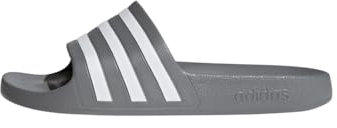 adidas Unisex adulto Adilette Aqua Slides, Grey Three / Cloud White / Grey Three, 44.5 EU