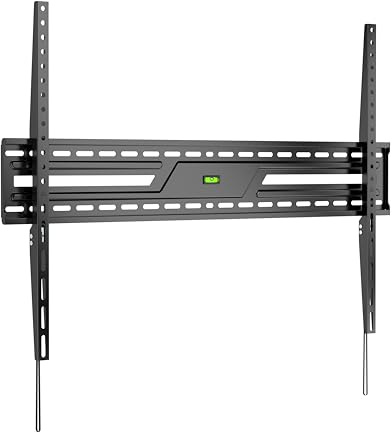 Superior Electronics - Supporto TV da Parete Fisso per TV da 60 a 100 (Extra Slim) - Compatibile VESA fino a 900x600 - Nero con Livella Inclusa - SUPSTV007